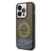 Husa premium pentru  iPhone 14 Pro  Karl Lagerfeld superior quality - Maro deschis