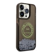 Husa premium pentru  iPhone 14 Pro  Karl Lagerfeld superior quality - Maro deschis