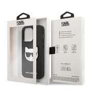 Husa premium pentru  iPhone 14 Pro  Karl Lagerfeld superior quality - Negru darth vader
