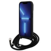 Husa premium pentru  iPhone 14 Pro  Karl Lagerfeld superior quality - Negru electric
