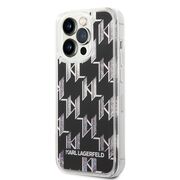 Husa premium pentru  iPhone 14 Pro  Karl Lagerfeld superior quality - Negru gri