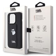 Husa premium pentru  iPhone 14 Pro  Karl Lagerfeld superior quality - Negru royal