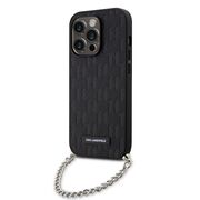 Husa premium pentru  iPhone 14 Pro  Karl Lagerfeld superior quality - Negru