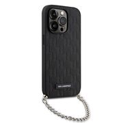 Husa premium pentru  iPhone 14 Pro  Karl Lagerfeld superior quality - Negru