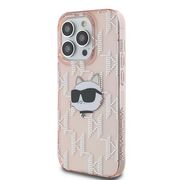 Husa premium pentru  iPhone 14 Pro  Karl Lagerfeld superior quality - Roz