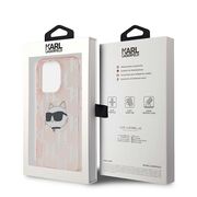 Husa premium pentru  iPhone 14 Pro  Karl Lagerfeld superior quality - Roz