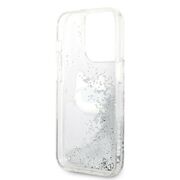 Husa premium pentru  iPhone 14 Pro Max Karl Lagerfeld superior quality - Alb
