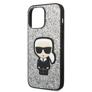 Husa premium pentru  iPhone 14 Pro Max Karl Lagerfeld superior quality - Argintiu