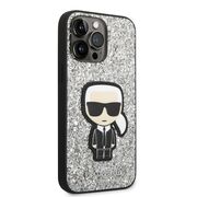 Husa premium pentru  iPhone 14 Pro Max Karl Lagerfeld superior quality - Argintiu