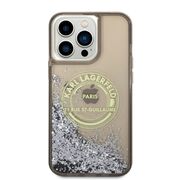 Husa premium pentru  iPhone 14 Pro Max Karl Lagerfeld superior quality - Auriu