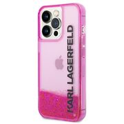 Husa premium pentru  iPhone 14 Pro Max Karl Lagerfeld superior quality - Fucsia