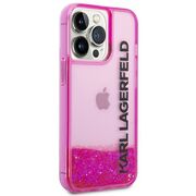 Husa premium pentru  iPhone 14 Pro Max Karl Lagerfeld superior quality - Fucsia