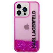 Husa premium pentru  iPhone 14 Pro Max Karl Lagerfeld superior quality - Fucsia