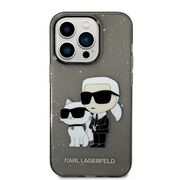 Husa premium pentru  iPhone 14 Pro Max Karl Lagerfeld superior quality - Gri inchis