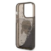 Husa premium pentru  iPhone 14 Pro Max Karl Lagerfeld superior quality - Maro deschis