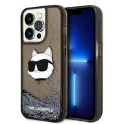 Husa premium pentru  iPhone 14 Pro Max Karl Lagerfeld superior quality - Maro