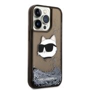 Husa premium pentru  iPhone 14 Pro Max Karl Lagerfeld superior quality - Maro