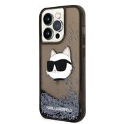 Husa premium pentru  iPhone 14 Pro Max Karl Lagerfeld superior quality - Maro