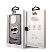 Husa premium pentru  iPhone 14 Pro Max Karl Lagerfeld superior quality - Maro