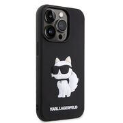 Husa premium pentru  iPhone 14 Pro Max Karl Lagerfeld superior quality - Negru denim