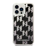 Husa premium pentru  iPhone 14 Pro Max Karl Lagerfeld superior quality - Negru gri