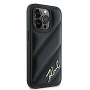 Husa premium pentru  iPhone 14 Pro Max Karl Lagerfeld superior quality - Negru