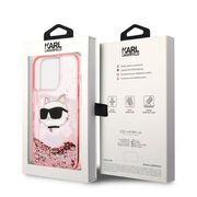 Husa premium pentru  iPhone 14 Pro Max Karl Lagerfeld superior quality - Roz pal