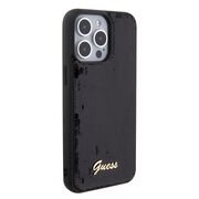 Husa premium pentru  iPhone 15 Pro Max Guess Elegance Series - Negru