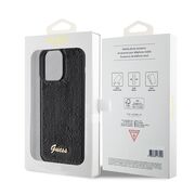 Husa premium pentru  iPhone 15 Pro Max Guess Elegance Series - Negru