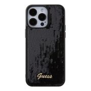 Husa premium pentru  iPhone 15 Pro Max Guess Elegance Series - Negru