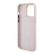 Husa premium pentru  iPhone 15 Pro Max Guess Elegance Series - Roz pal