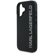 Husa premium pentru  iPhone 16 Karl Lagerfeld superior quality - Negru denim