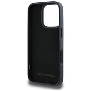 Husa premium pentru  iPhone 16 Karl Lagerfeld superior quality - Negru print