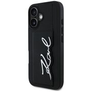 Husa premium pentru  iPhone 16 Karl Lagerfeld superior quality - Negru