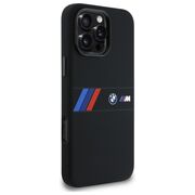 Husa premium pentru  iPhone 16 Pro Max compatibila MagSafe BMW Signature - Negru mat