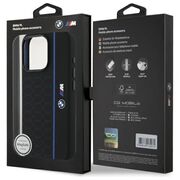 Husa premium pentru  iPhone 16 Pro Max compatibila MagSafe BMW Signature - Negru royal