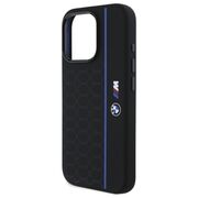 Husa premium pentru  iPhone 16 Pro Max compatibila MagSafe BMW Signature - Negru royal