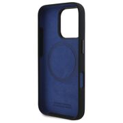 Husa premium pentru  iPhone 16 Pro Max compatibila MagSafe BMW Signature - Negru royal