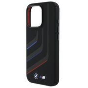 Husa premium pentru  iPhone 16 Pro Max compatibila MagSafe BMW Signature - Negru