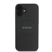 Husa premium pentru  iPhone 16 compatibila MagSafe Guess Luxury Series - Negru