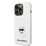 Husa premium pentru iPhone 14 Pro Karl Lagerfeld superior quality - alb