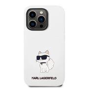 Husa premium pentru iPhone 14 Pro Karl Lagerfeld superior quality - alb