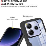 Pachet 360: Husa cu folie integrata pentru  Xiaomi Redmi Note 14 4G Protectie 360 fata spate - Mov