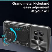 Husa pentru  OnePlus 13R cu protecție pentru cameră și suport magnetic integrat Ring Shockproof, Mov