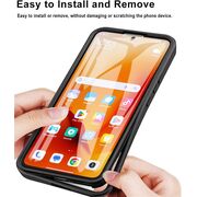 Pachet 360: Husa cu folie integrata pentru  Xiaomi Redmi Note 14 4G Protectie 360 fata spate - Mov