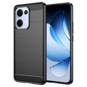 Husa pentru Oppo Reno 13 Carbon Liquid Silicone, Negru denim