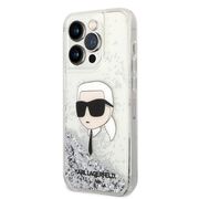 Husa premium pentru  iPhone 14 Pro  Karl Lagerfeld superior quality - Alb