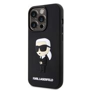 Husa premium pentru  iPhone 14 Pro  Karl Lagerfeld superior quality - Negru denim
