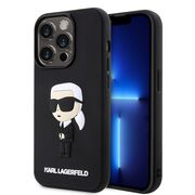 Husa premium pentru  iPhone 14 Pro  Karl Lagerfeld superior quality - Negru denim
