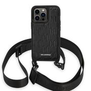 Husa premium pentru  iPhone 14 Pro  Karl Lagerfeld superior quality - Negru denim